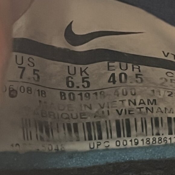 Nike Air Max 270 ISPA Men Size 7.5 Blue Void/Terra Orange BQ1918 400 - Picture 9 of 9